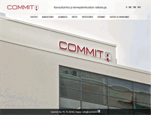 Tablet Screenshot of commit.fi